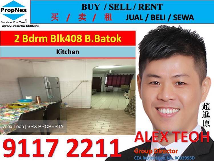 Blk 408 Bukit Batok West Avenue 4 (Bukit Batok), HDB 3 Rooms #183805402